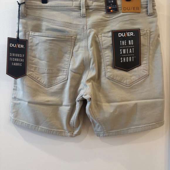 DUER men’s No Sweat Shorts - Picture 2 of 4